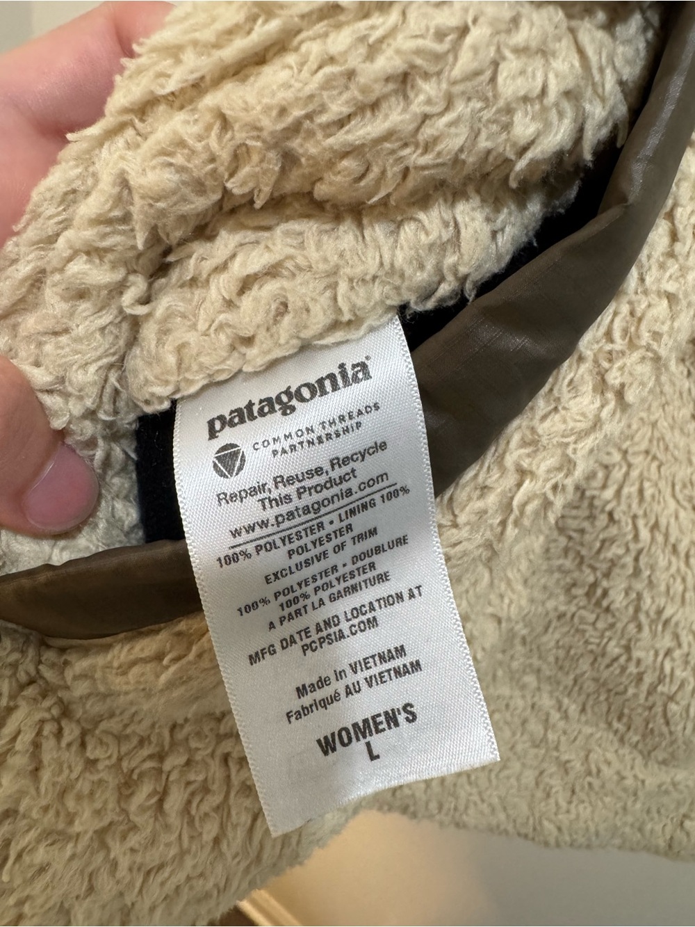 Patagonia Reversible Los Gatos Fleece Vest Women’s Large - Picture 5 of 14